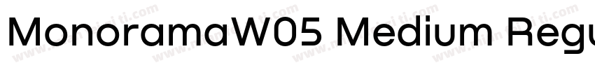 MonoramaW05 Medium Regular字体转换
